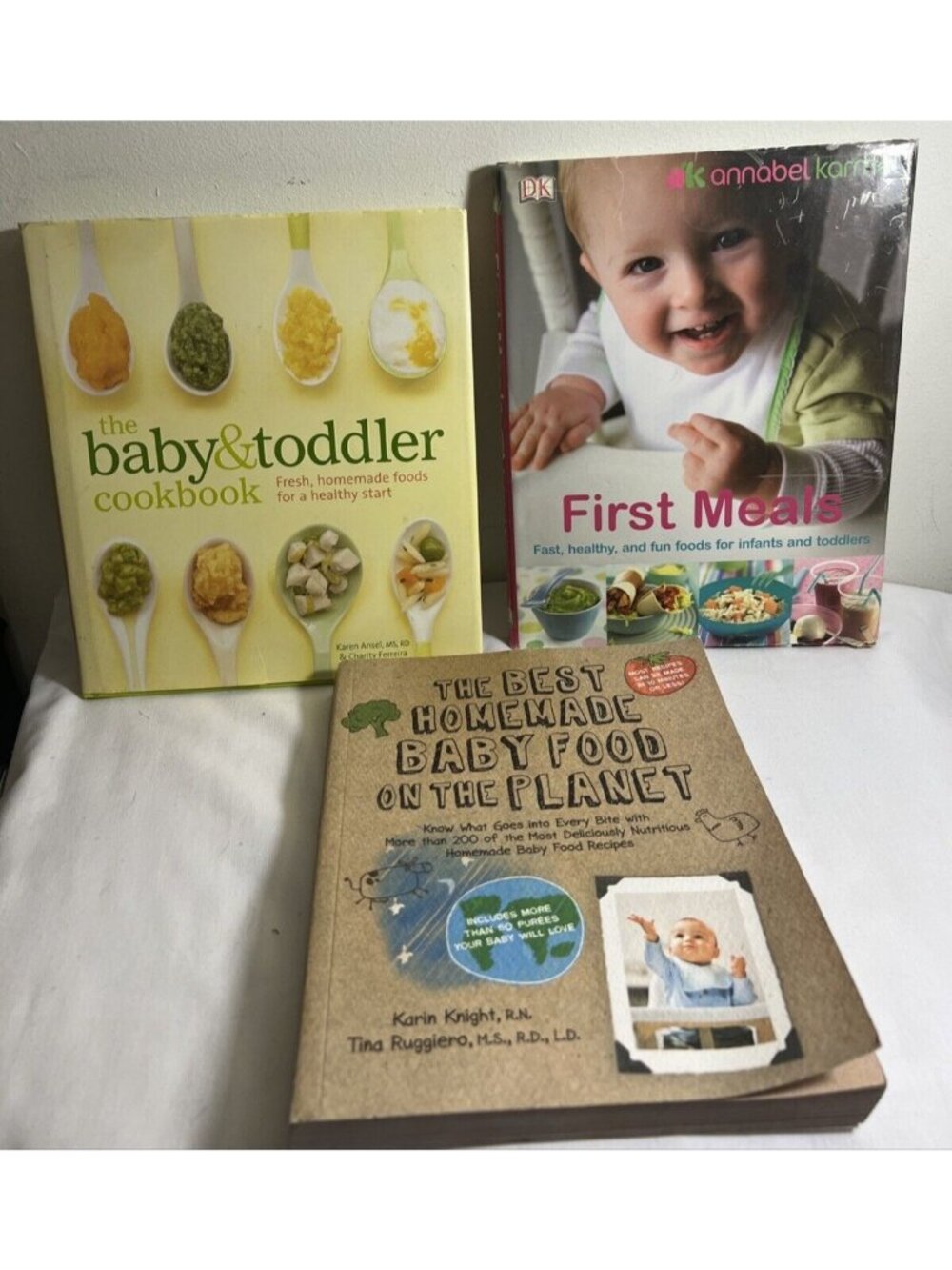 3 Baby Food Cookbooks First Meals Baby &Toddler Homemade Baby Food on The Planet